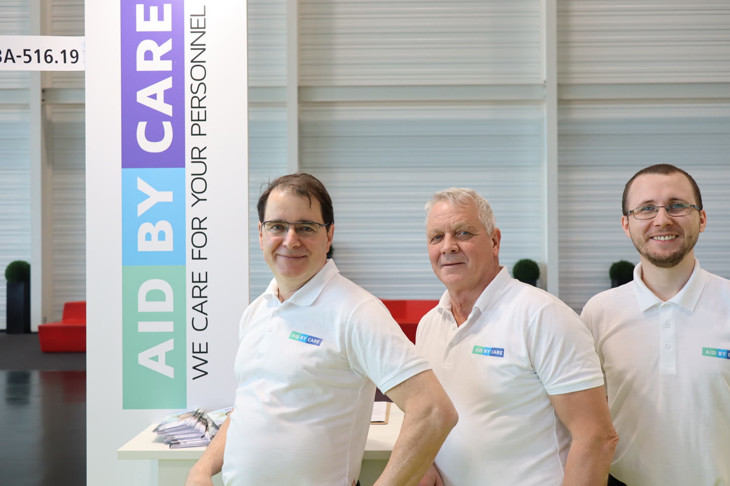 Das Team von Aid by Care